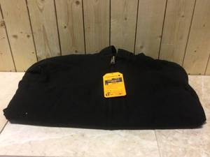 Carhartt Mens Large Black Cotton Duck Active Jacket