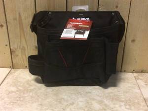 Husky 6-Pocket Black Tool Belt Pouch
