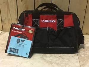Husky 12 in 4 Pocket Zippered Tool Bag