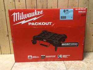 Milwaukee PACKOUT Dolly 24 in. x 18 in. Black Multi-Purpose Utility Cart