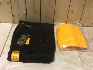DEWALT ProTradesman Combo Mens 36 in. W x 33 in. L Black PolyesterCottonElastane Stretch Work Pant with Knee Pad