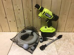 RYOBI ONE HP 18V Brushless EZClean 600 PSI 0.7 GPM Cordless Cold Water Power Cleaner (Tool Only)
