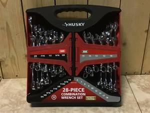 Husky 28-Piece SAE and Metric Combination Wrench Set