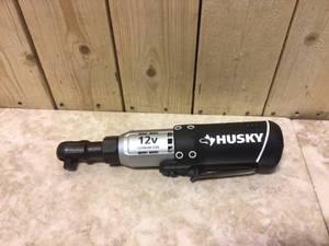 Husky 38 in. Drive 12-Volt Lithium-Ion Cordless Ratchet  NO CHARGER Customer Returns See Pictures