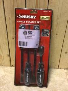 Husky Scraper Set (4-Piece) Customer Returns See Pictures