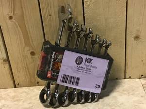 Husky Ratcheting SAE Combination Wrench Set (7-Piece) Customer Returns See Pictures