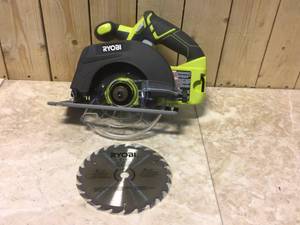 RYOBI ONE 18V Cordless 6-12 in. Circular Saw (Tool Only) Customer Returns See Pictures