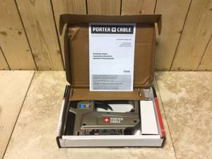 Porter-Cable Pneumatic 18-Gauge 38 in. Crown Stapler Customer Returns See Pictures