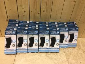 Copper Fit ICE Knee Sleeve Infused with Cooling Action &amp Menthol - SM Customer Returns See Pictures