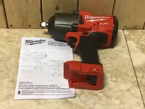 Milwaukee M18 FUEL Cordless High-Torque Impact Wrench with Friction Ring  12in. Drive, 1400 Ft.-Lbs. Torque, Tool Only, Model# 2767-20 Customer Returns See Pictures