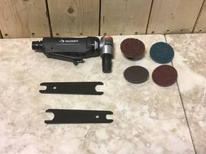 Husky 14 in. Angle Die Grinder with Accessory Kit Customer Returns See Pictures
