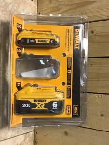 DEWALT 20-Volt MAX XR Premium Lithium-Ion 6.0 Ah Battery, 20-Volt MAX XR 4.0 Ah Battery and 20-Volt MAX 2.0 Ah Battery Customer Returns See Pictures