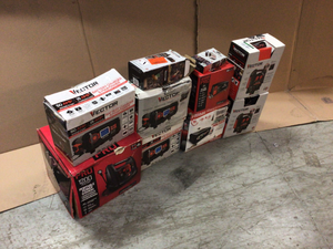Lot of Assorted Mixed Portable Power Starters Various Models and Sizes and Conditions See Pictures