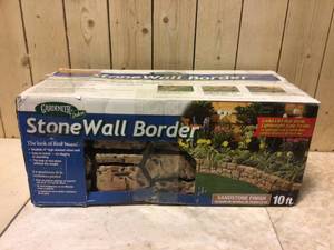 GARDENEER By Dalen Dalen Products 6 in. x 10 ft. Tan Stone Wall Border Customer Returns See Pictures