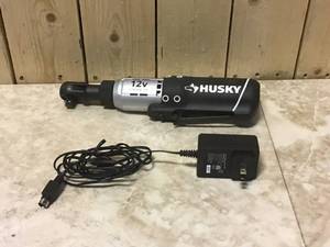 Husky 38 in. Drive 12-Volt Lithium-Ion Cordless Ratchet Customer Returns See Pictures