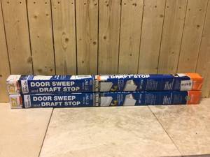 Frost King Slide-On Door SweepStop White Customer Returns See Pictures