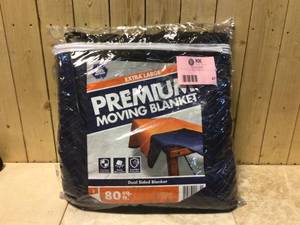 Pratt Retail Specialties 80 in. L x 144 in. W Extra-Large Premium Moving Blanket Customer Returns See Pictures