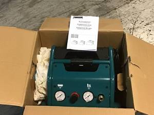 Makita Quiet Series 2 Gal. 1 HP Oil-Free Electric Air Compressor Customer Returns See Pictures