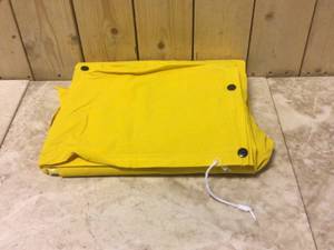 Renegade Large Yellow Rain Coat 2-Piece with Corduroy Collar and Detachable Hood RC35YL Customer Returns See Pictures