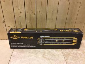 QEP 21 in. Pro Tile Cutter Customer Returns See Pictures