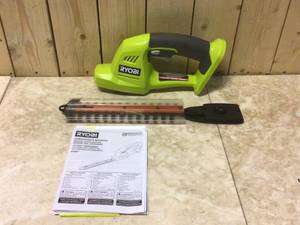 RYOBI ONE 18V Cordless Battery Grass Shrubber Trimmer (Tool Only) Customer Returns See Pictures
