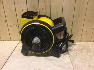 Stanley Heavy-Duty Pivoting High-Velocity Blower Fan with Outlet Customer Returns See Pictures