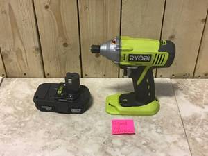Ryobi P234g One 18-Volt Lithium Ion Cordless Impact Driver (Battery and&nbsp Power Tool Only)  USED no tested Customer Returns See Pictures&nbsp