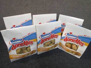 6- 9.5 oz Bags Hostess Donettes Cru...