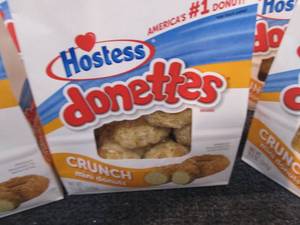 6- 9.5 oz Bags Hostess Donettes Cru...