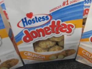 6- 9.5 oz Bags Hostess Donettes Cru...