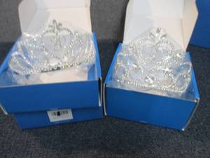3- 80th Birthday Rhinestone Tiaras...