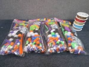 5- 9ft Rolls Die Cut Assorted Ribbo...