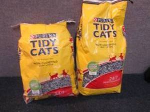 2- 10 lb Bags Tidy Cats Non-Clumpin...