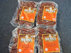 4 pks Big Rigs Original Beef Sticks...