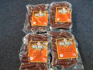 4 pks Big Rigs Original Beef Sticks...
