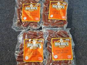 4 pks Big Rigs Original Beef Sticks...
