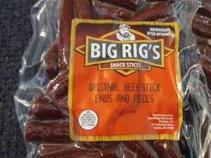4 pks Big Rigs Original Beef Sticks...