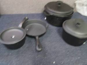 Cast Iron Cookware, some pieces use...