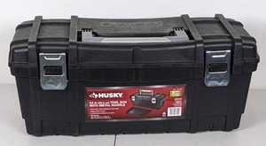 lot 49 image: HUSKY, 24 in. Tool Box in Black