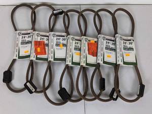 lot 70 image: MTD, Lawn Mower Blade Drive Belt 24-30  (954-05001) QTY 7