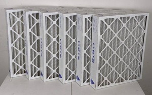 lot 77 image: Nordic Pure, 20 in. x 25 in. x 4 in. Dust & Pollen Pleated MERV 10 Air Filter (6-Pack)