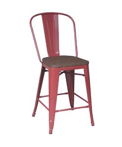 lot 11 image: StyleWell, 24 in. Chili Backed Counter Stool (Set of 2)