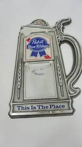 lot 17 image: Pabst Blue Ribbon-This Is The Place Sign-11  x  17
