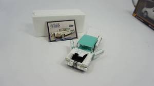 lot 45 image: Turquoise & White 1958 Edsel Citation 2 Door Hankey Hardtop-Silver Age Of Ford.---132 Die Cast