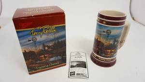 lot 50 image: Miller Terry Redlin Collector Stein Series-Evening Chores Drinking Mug
