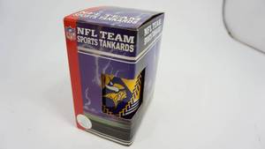 lot 54 image: NFL Team Sports Tankard-Collect all 32 Teams--Minnesota Vikings