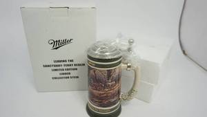 lot 59 image: Miller Leaving The Sanctuary--Terry Redlin Limited Edition Lidded Collectors Stein