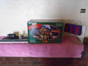 lot 155 image: Christmans cannon ball train in box. As shown. Appears complete.