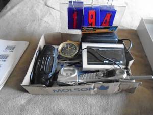 lot 194 image: Flat of electronics. As shown.