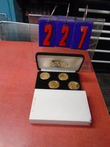 lot 227 image: Grand casino coins. As shown.